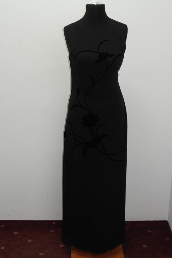 Schwarzes langes Kleid Gr.34 für nur noch 29€